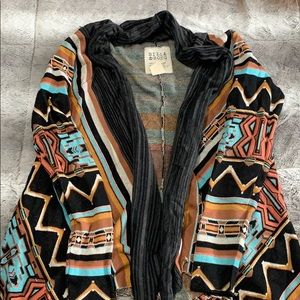 Billabong Aztec print cardigan